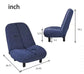 Lynne Reclining Chair Blue