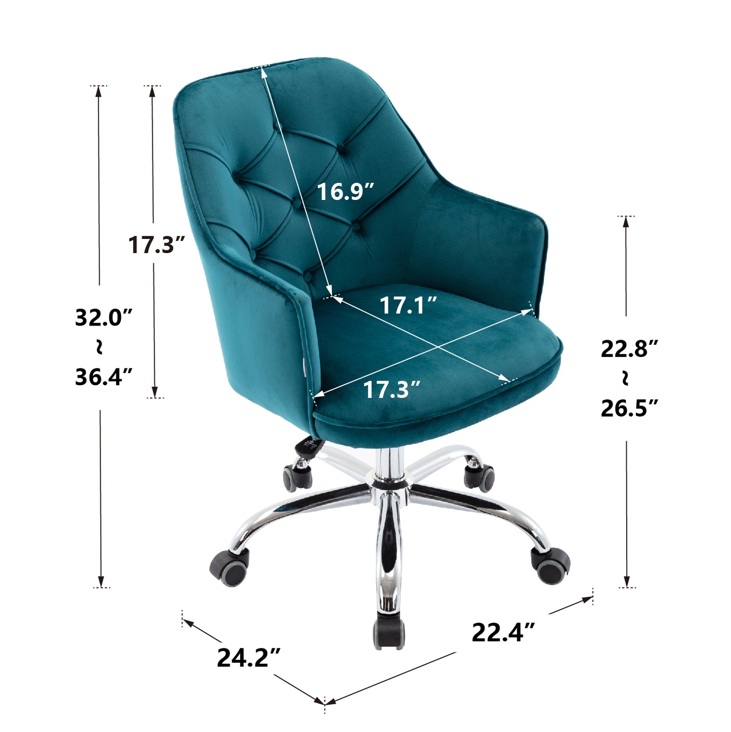 Amilia Office Chair Green