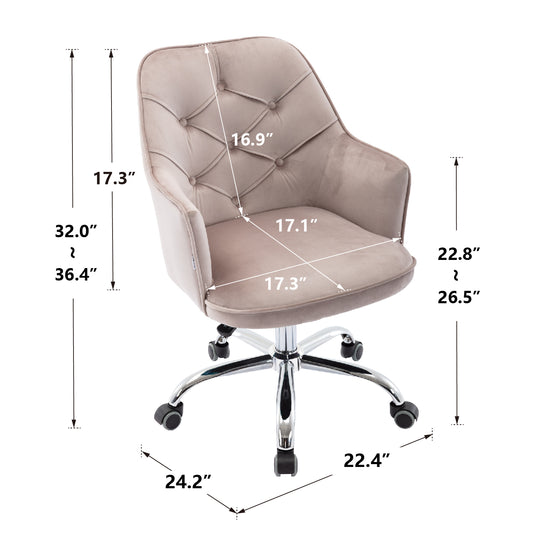 Amilia Office Chair Gray