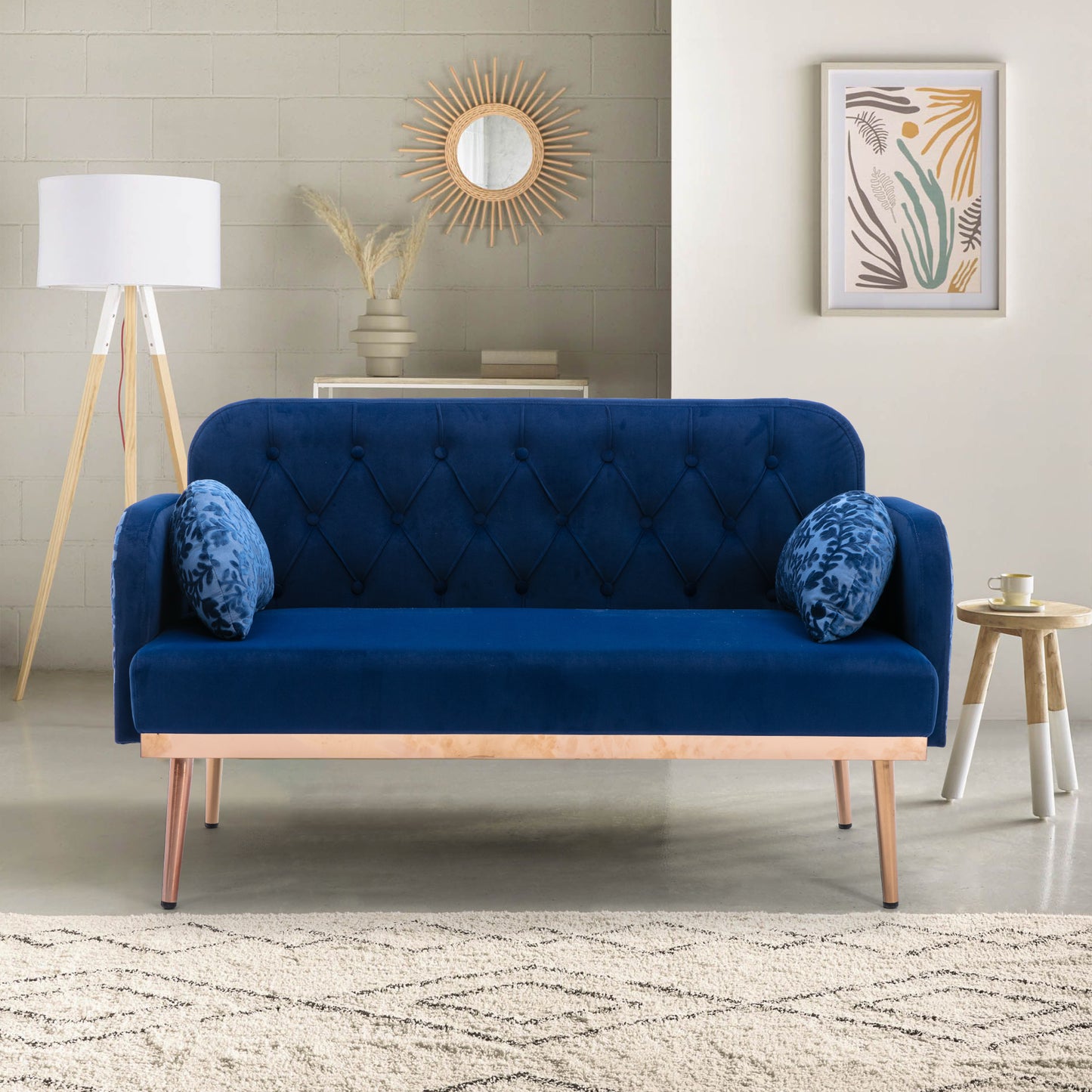 Sophia Sofa 55" Navy