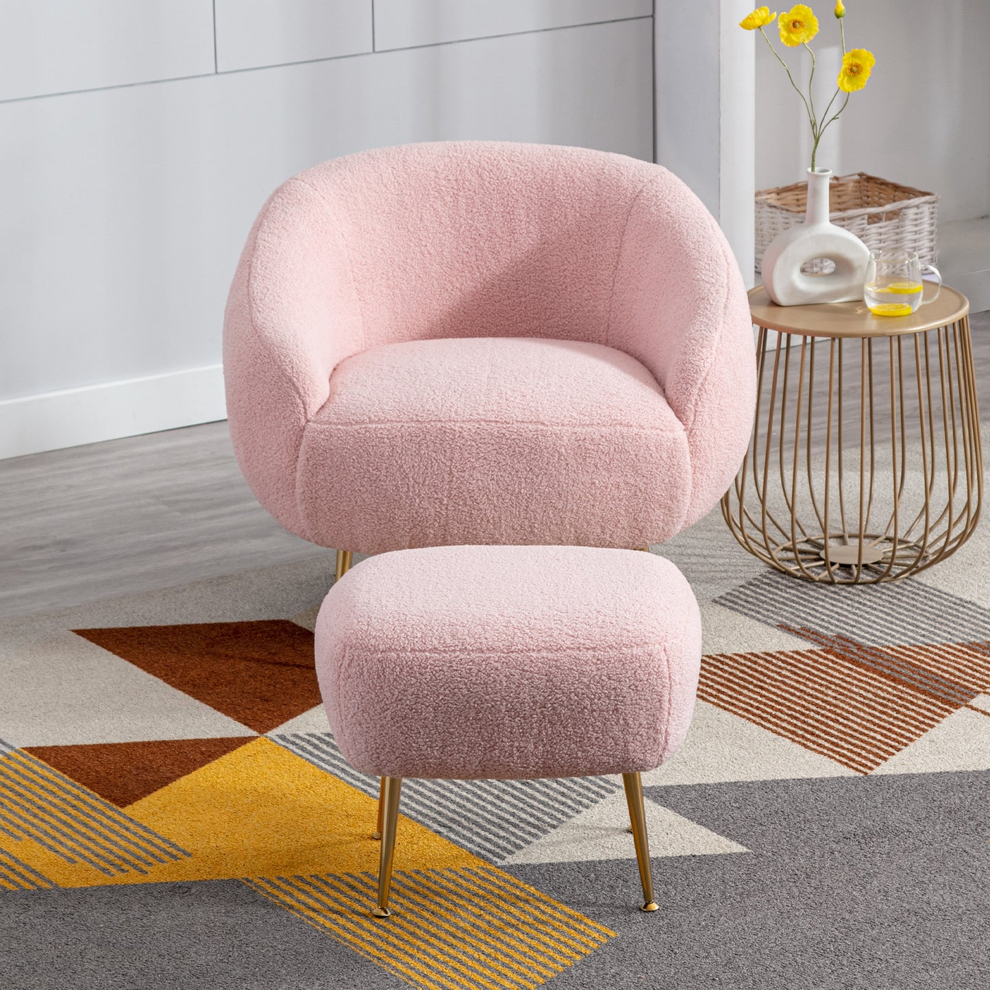 Clouds Armchair Pink