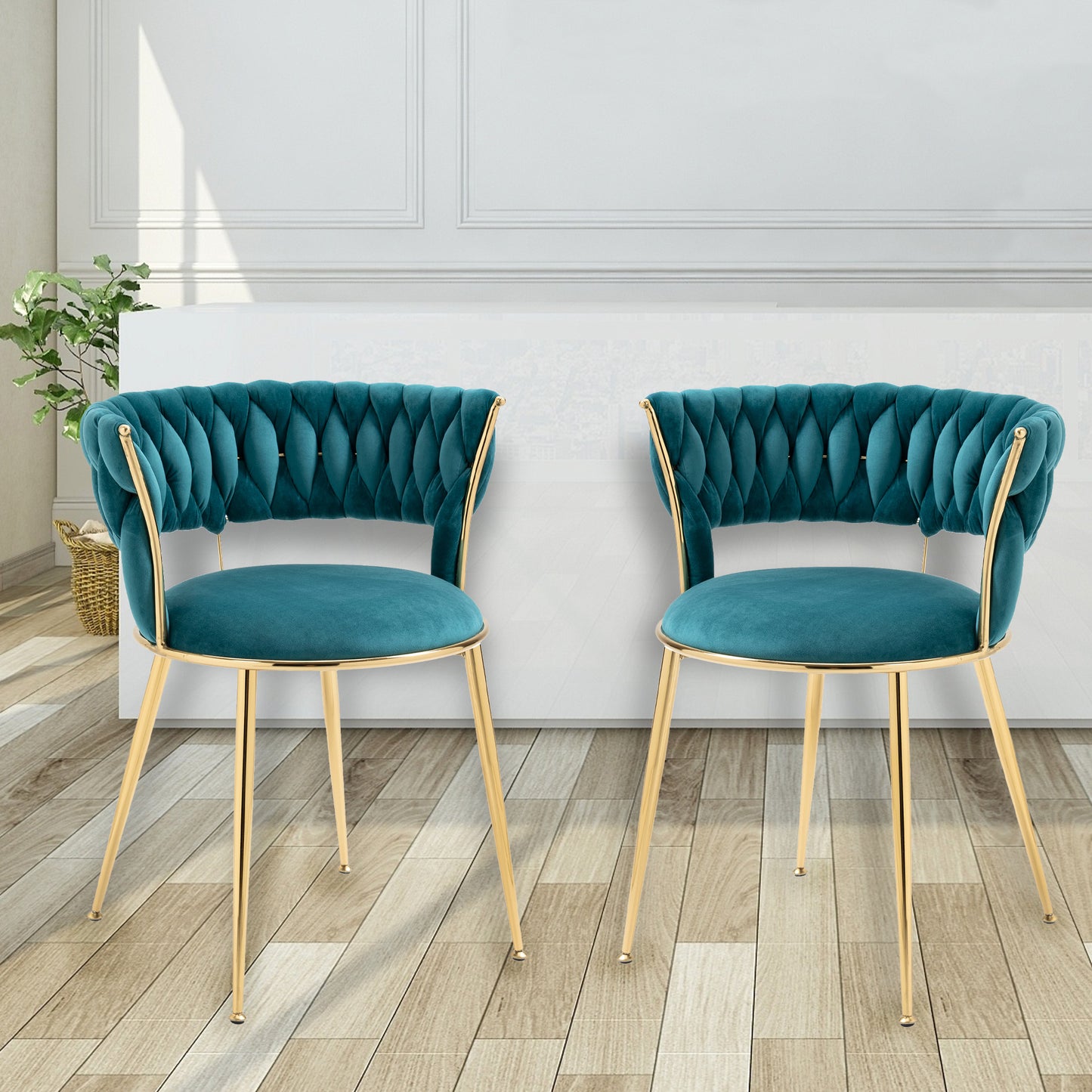 Florence Dining Chair 2PC Teal