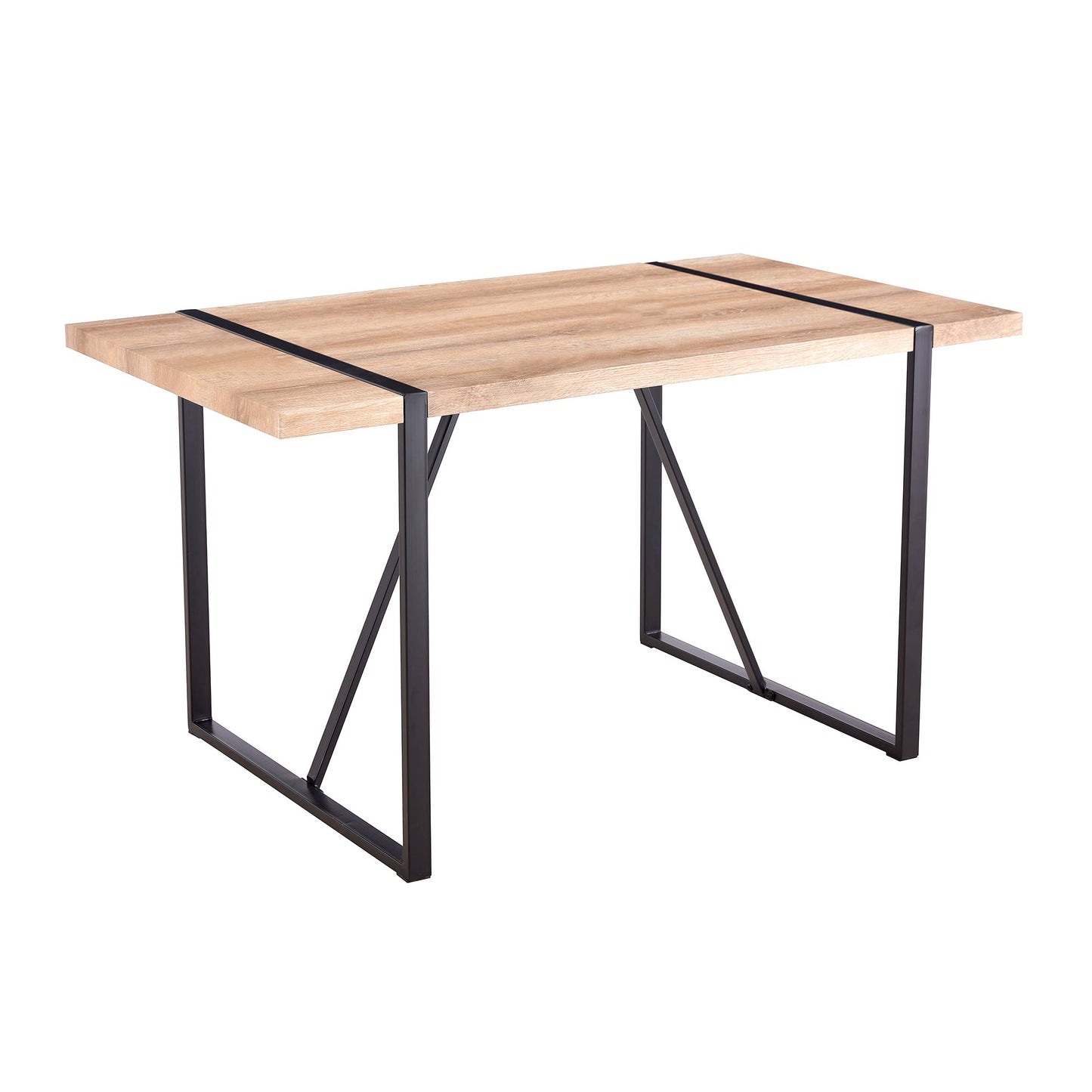 Saturn Dining Table Set Brown/Black