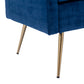 Kade Velvet Bench 52" Navy