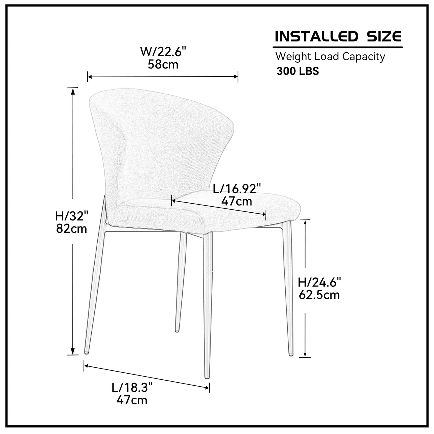 Justone Dining Chair Grey