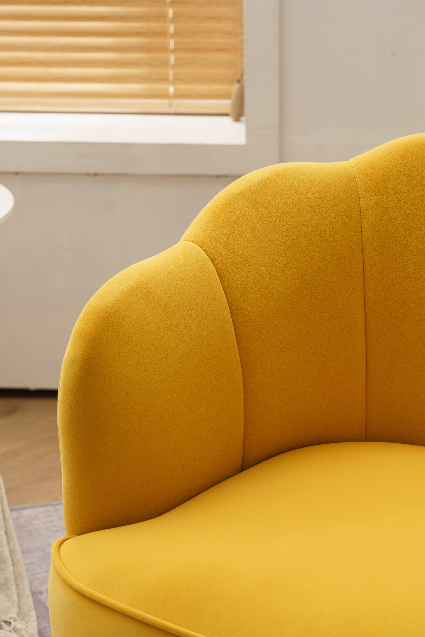 Shell Accent Chair Yellow