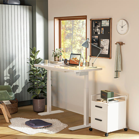 Jody Adjustable Desk 45" White