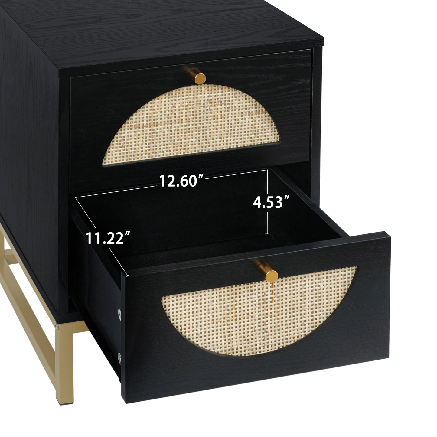 Laura Nightstand Black