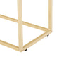 Lynn Glass Console Table 48" Gold