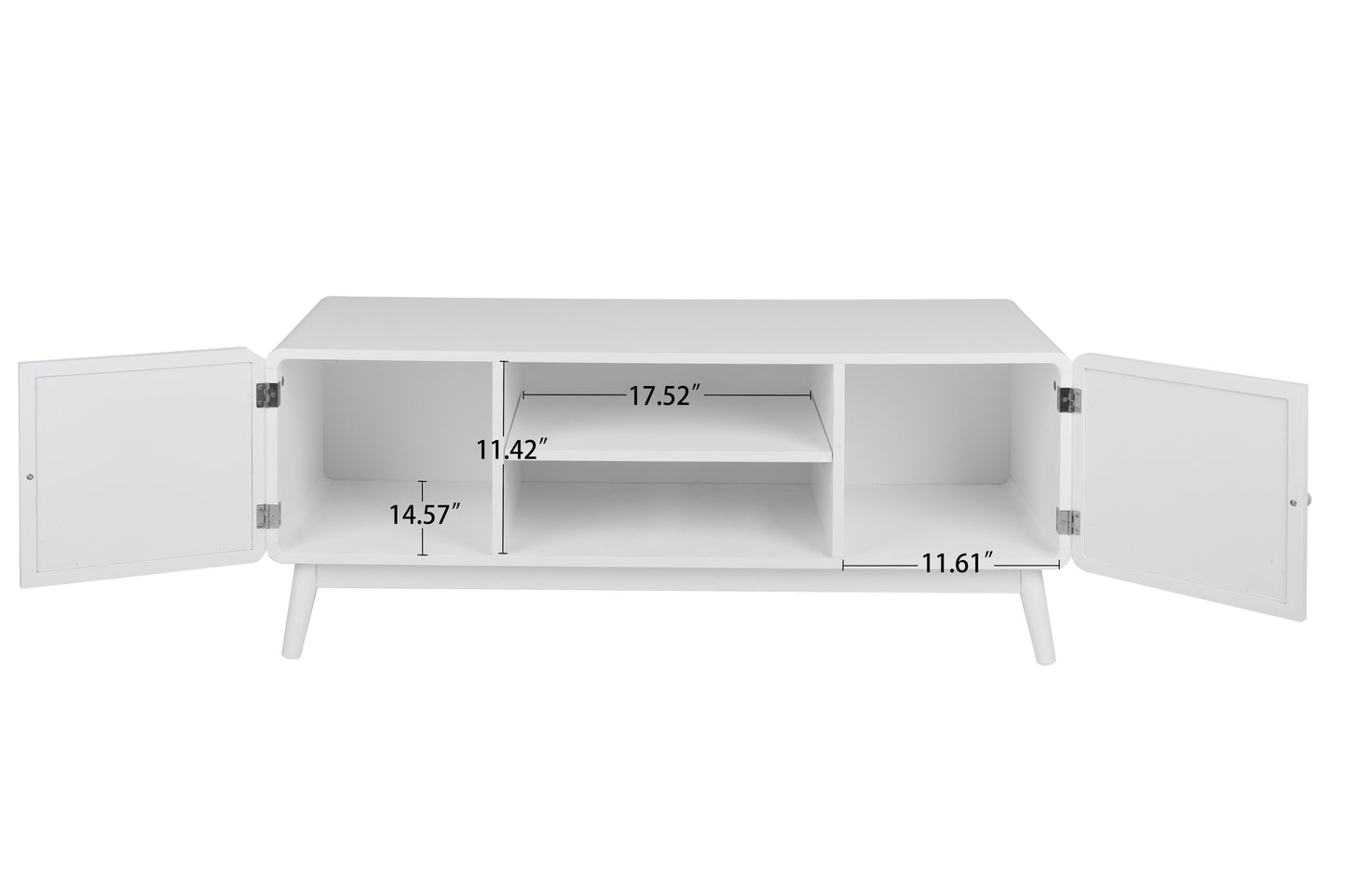 Vincent TV Stand 43" White