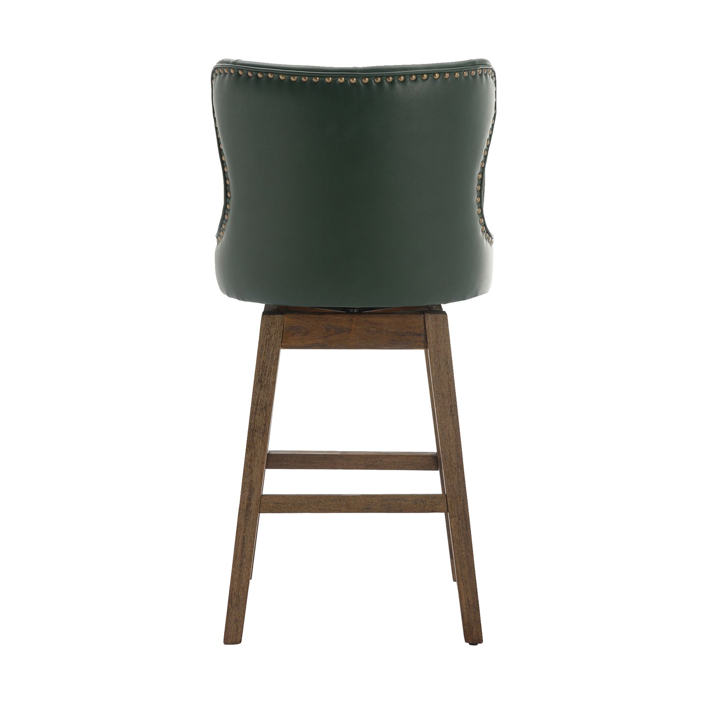 Taylor Vegan Bar Stools Green 2PCS