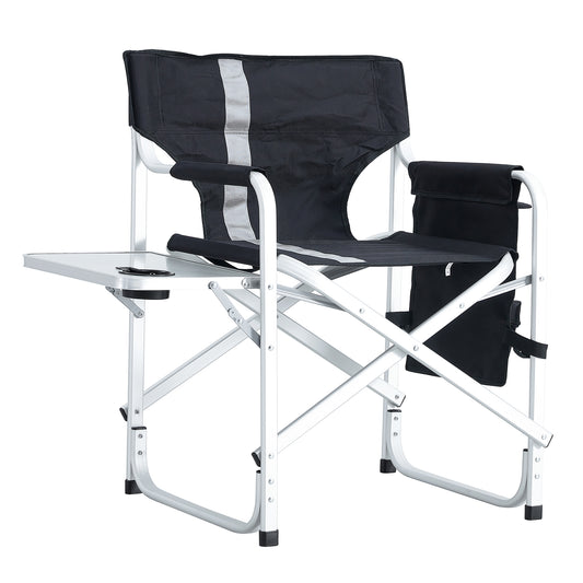 Alex Outdoor Folding Chairs with Arm Gray