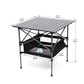 Daniel Outdoor Folding Table 27" Black