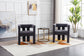 Barrel Armchair 2 PCs Charcoal Gray