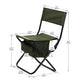 Daniel Outdoor Folding Chairs 4 PCs Green