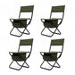 Daniel Outdoor Folding Chairs 4 PCs Green