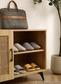 COCO Wooden Shoe-Storage Oak