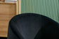 Morgan Velvet Chair Black