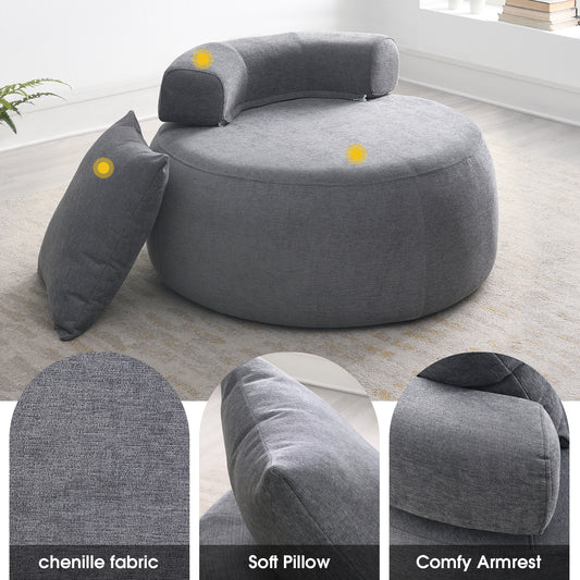 Charlotte Lounge Chair Gray