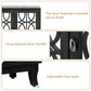 London 3 Doors Cabinet Black