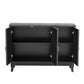 London 3 Doors Cabinet Black