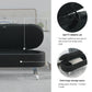 Angelina Storage Bench Black