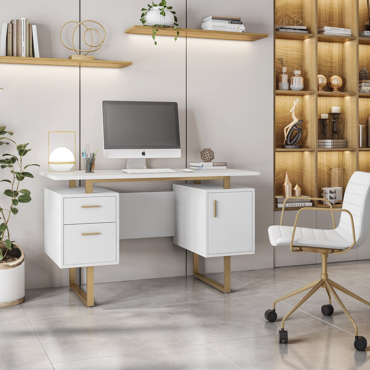 Mobili Desk White