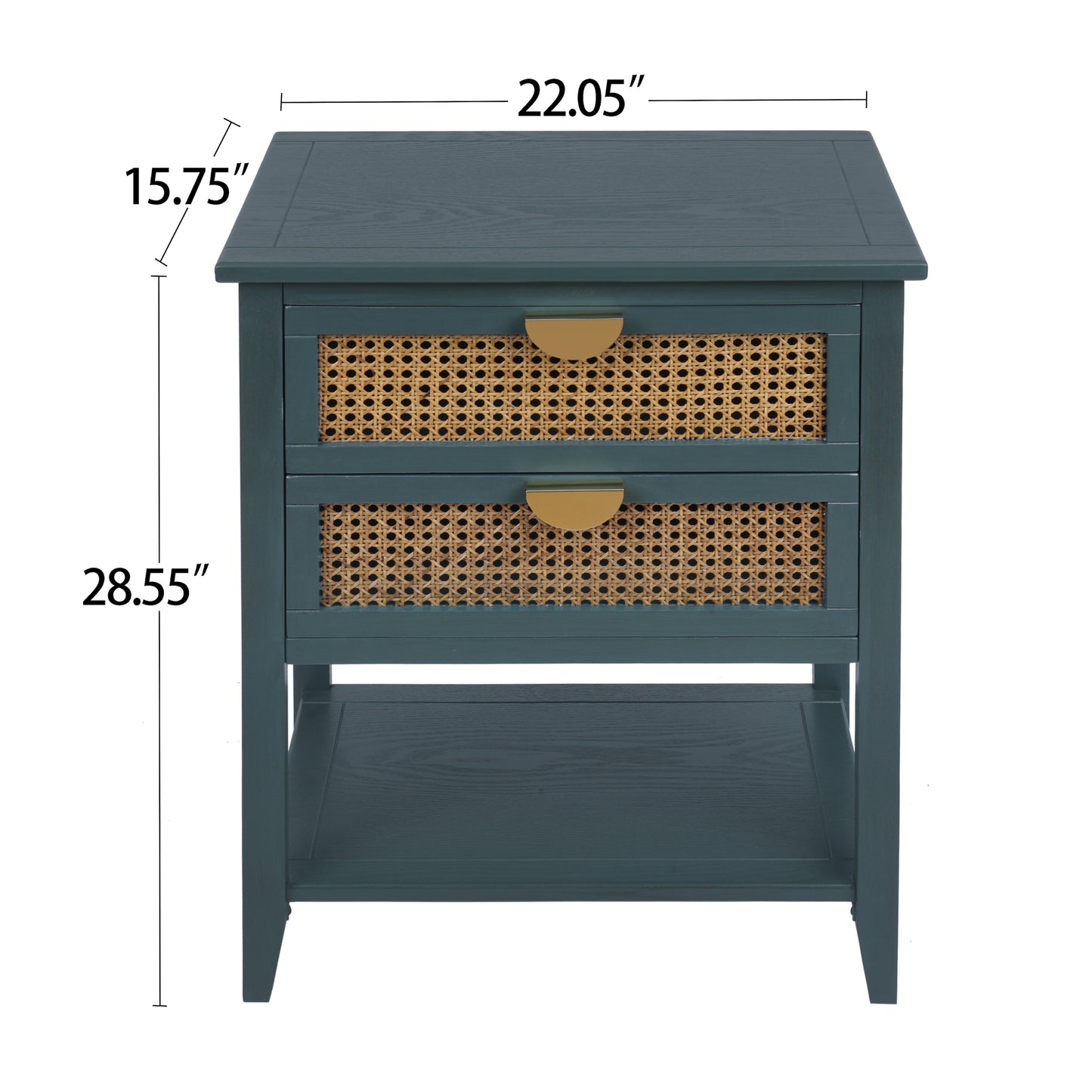 Georgia Nightstand Table Green