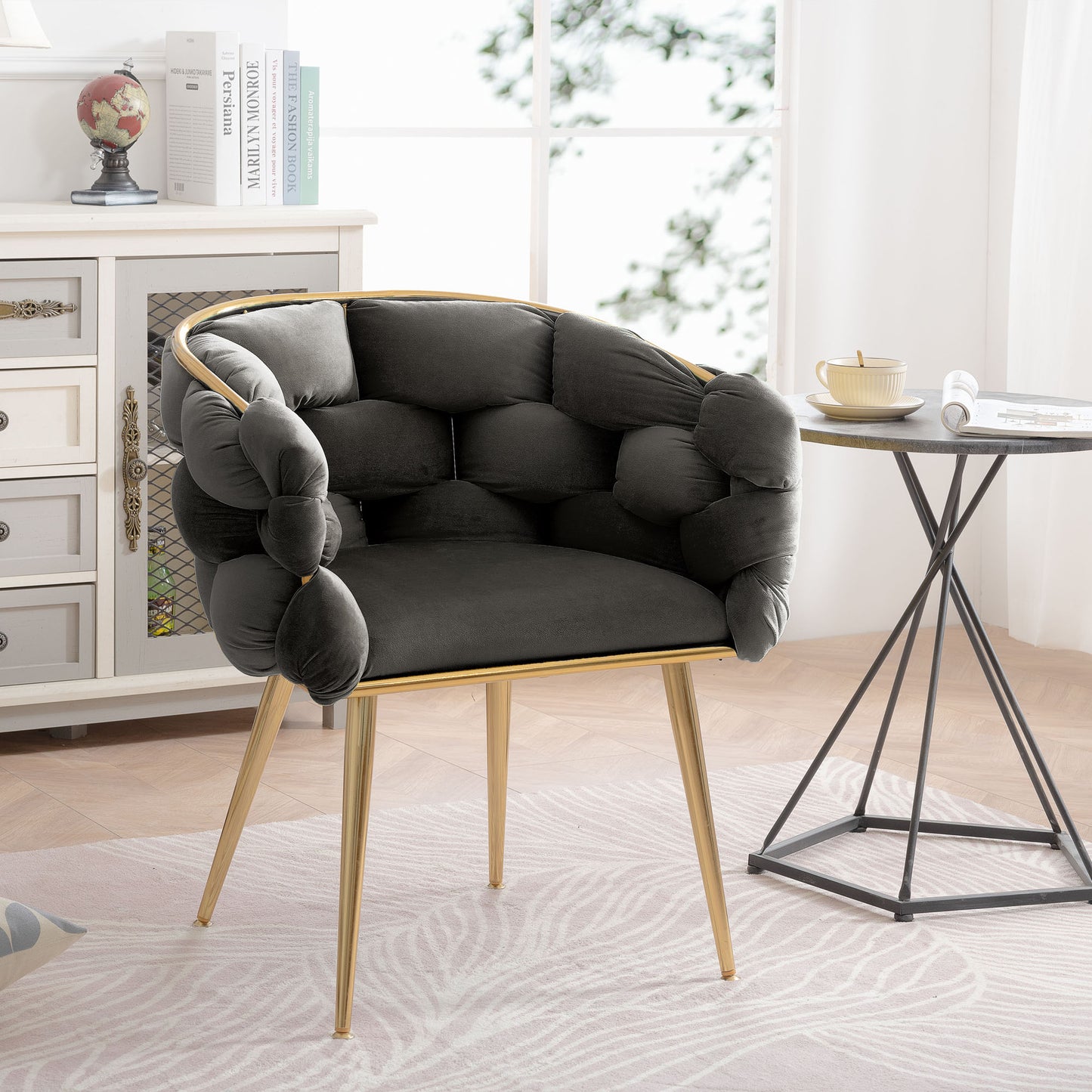 Caroline Armchair Black