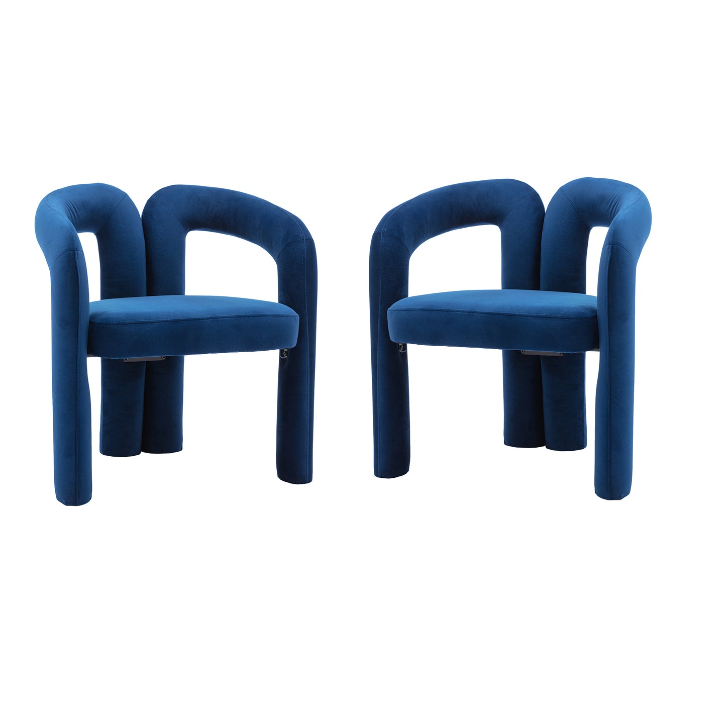 Mario Barrel Armchair 2PC Navy