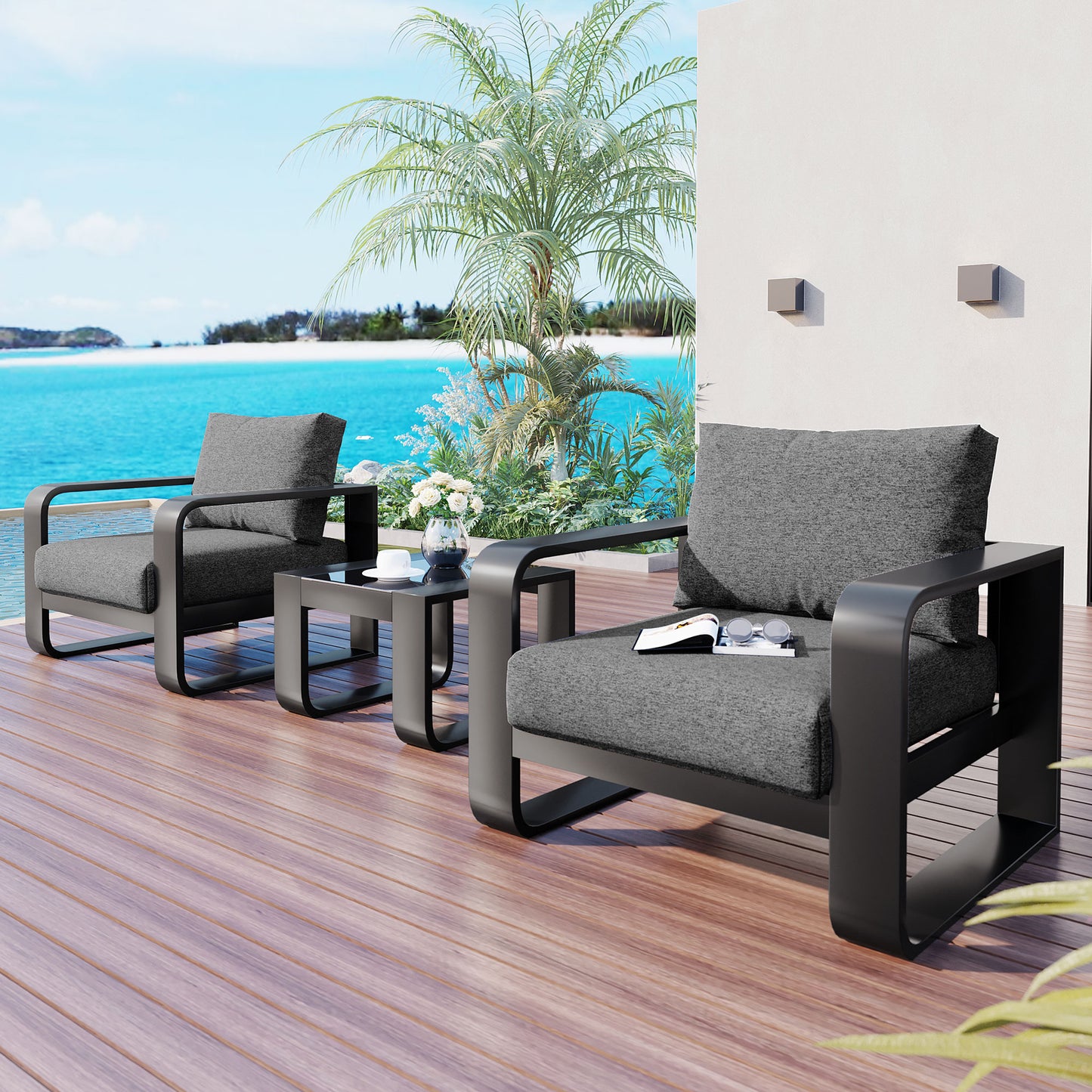 Olefin 3-Piece Chair