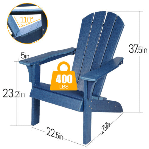Adrondack Outdoor Chair Blue