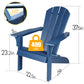 Adrondack Outdoor Chair Blue