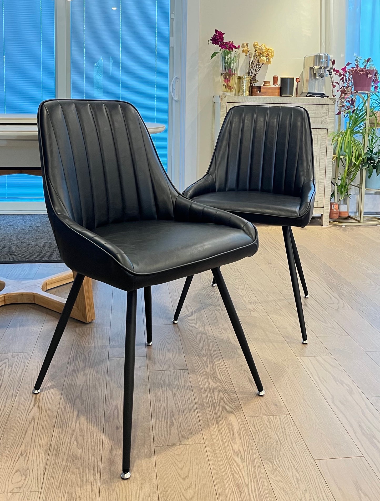 Alexandra PU Dining Chair Black