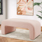 Cannes Upholstered Bench 47" Pink