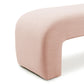 Cannes Upholstered Bench 47" Pink