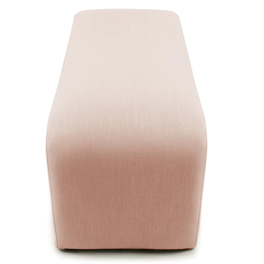 Cannes Upholstered Bench 47" Pink