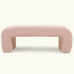 Cannes Upholstered Bench 47" Pink