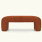 Cannes Upholstered Bench 47" Rust