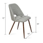 Edward Set of 4 Dining Chair Grey