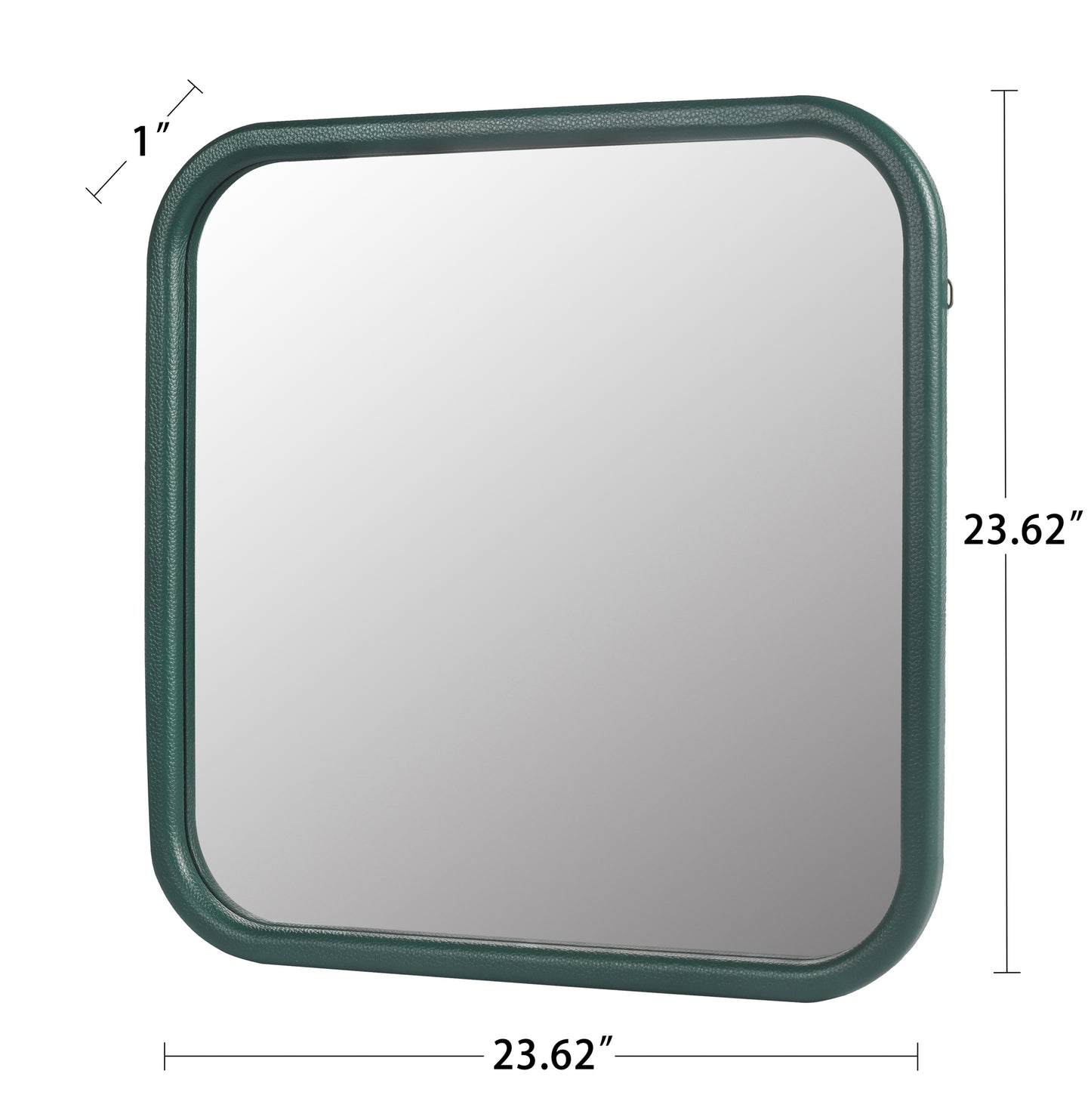 Diana Square Wall Mirror Green