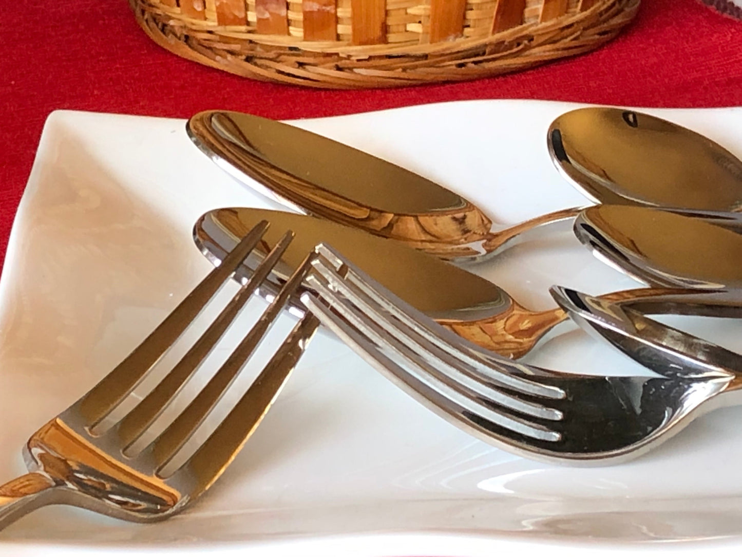 20 Piece Stainless Steel Flatware Set  [PICK UP IN MONTREAL]