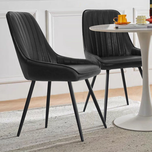 Alexandra PU Dining Chair Black