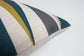 Horizontal Geometric Pattern Accent Pillow Lumbar Cushion Cover & Insert