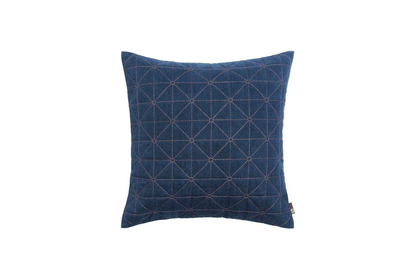 Checkerboard Patterns Square Cushion Cover & Insert Blue