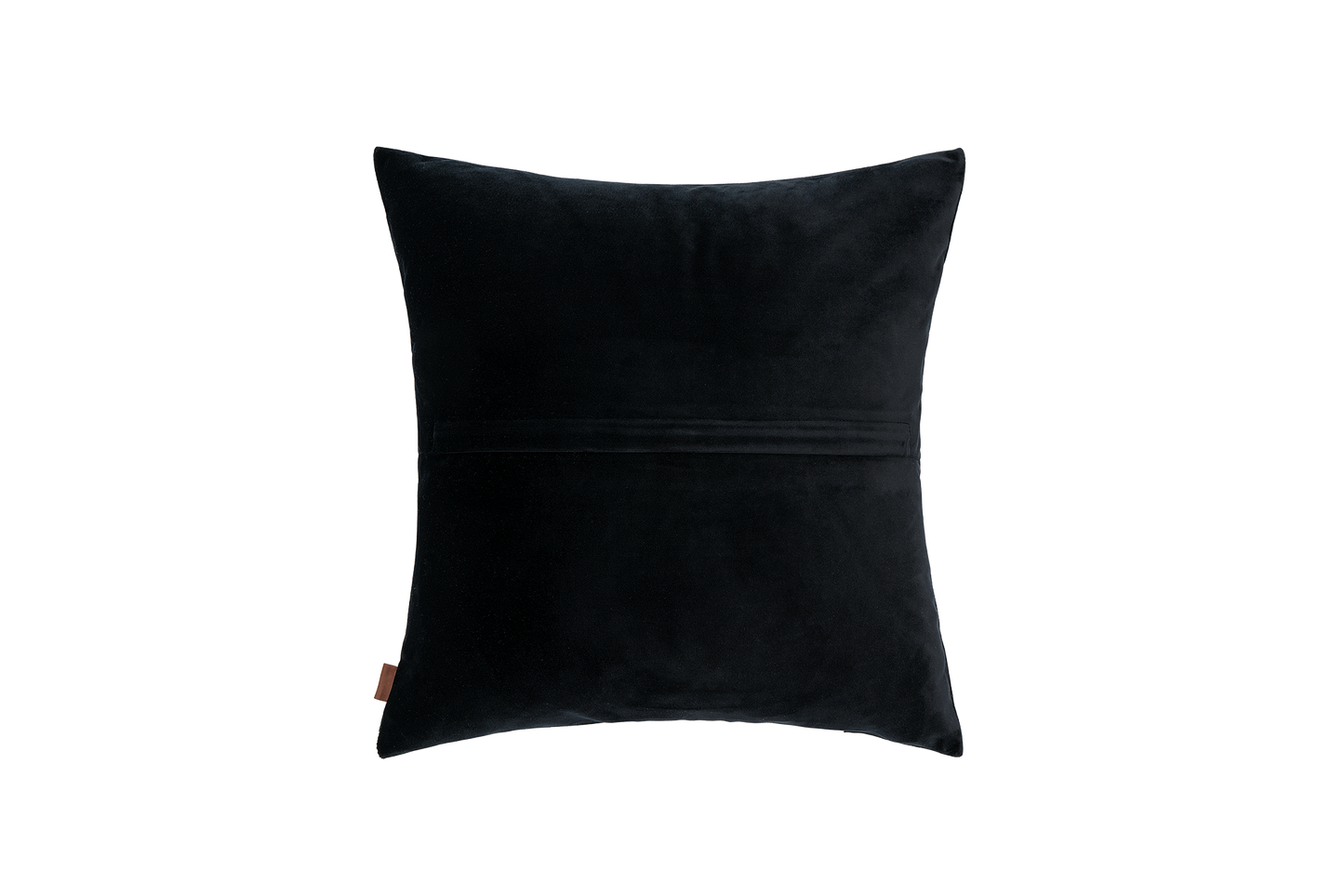Curved Square Accent Pillow Cushion Cover & Insert Black/White