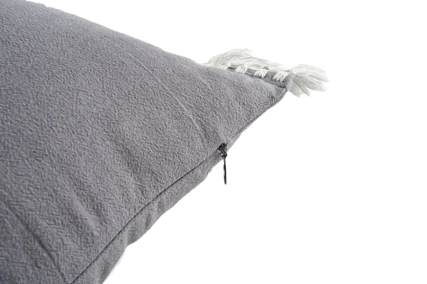 Linen-Cotton Lumbar Cushion Cover & Insert