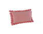 Pom-Poms Lumbar Cushion Cover & Insert  Pink
