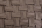 Woven Rattan Pattern Square Accent Pillow Cushion Cover & Insert Brown