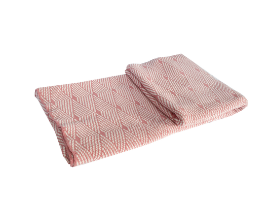 Pink Diamond Throw & Blanket 47" X 63“